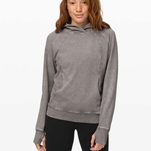 Lululemon Scuba Pullover *Wash Washed Dark Chrome Size 6
